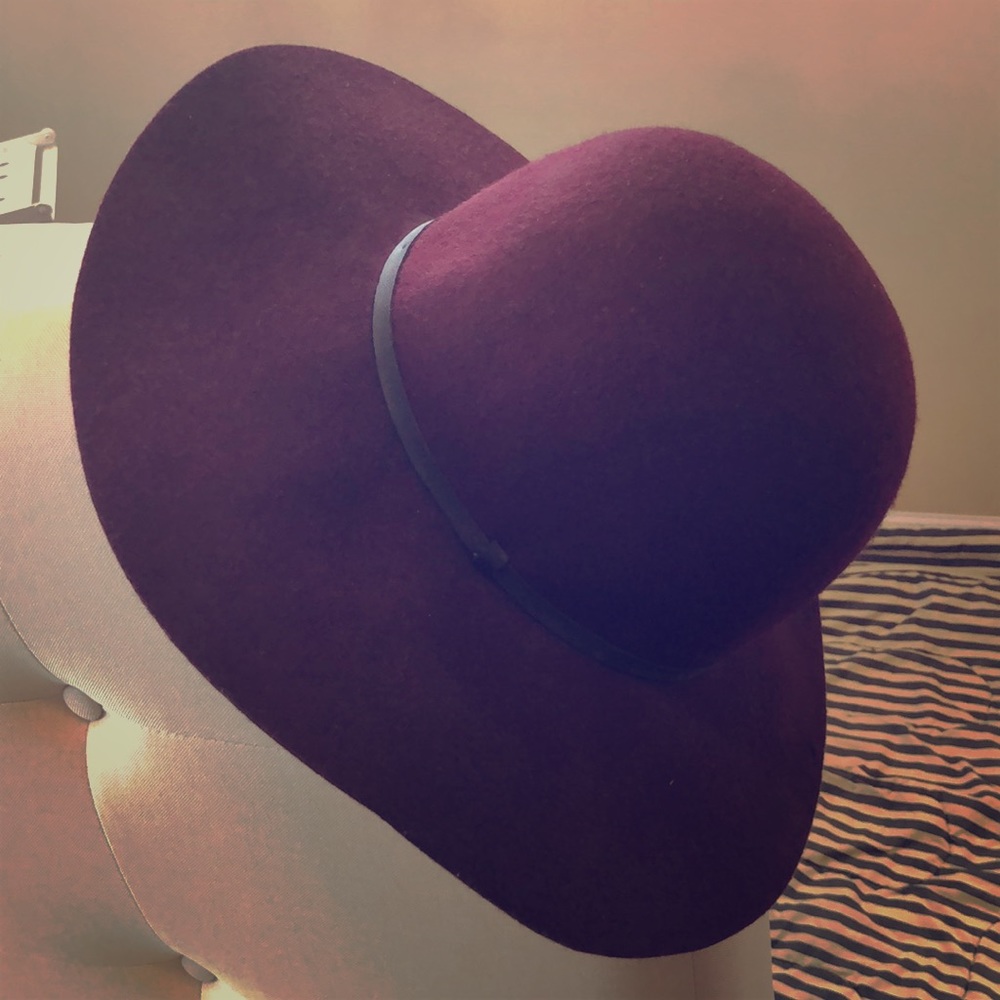 Burgundy Wool Hat